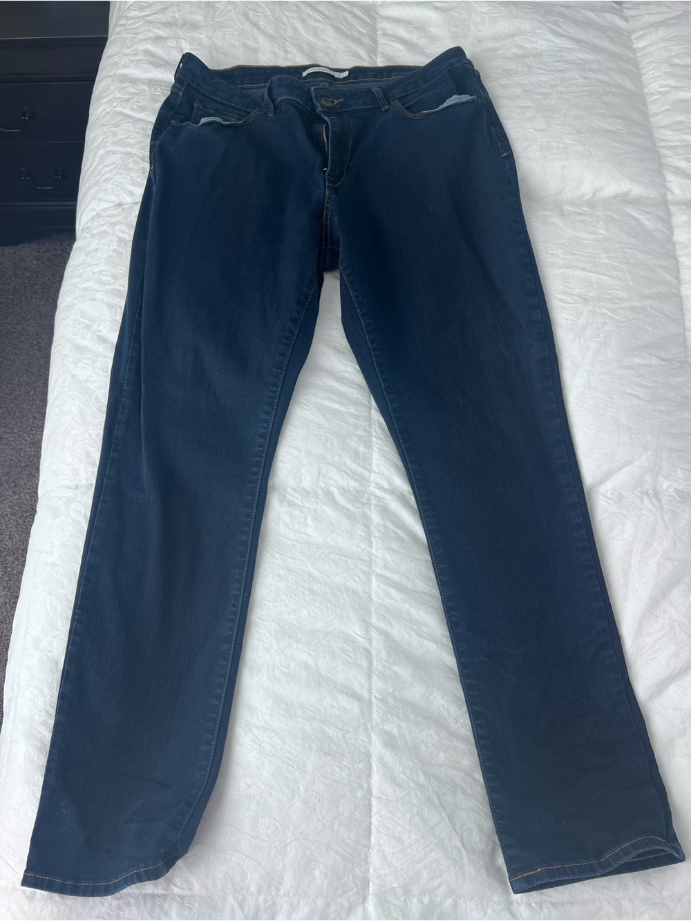 Levi's Dark Navy Straight-Leg Jeans